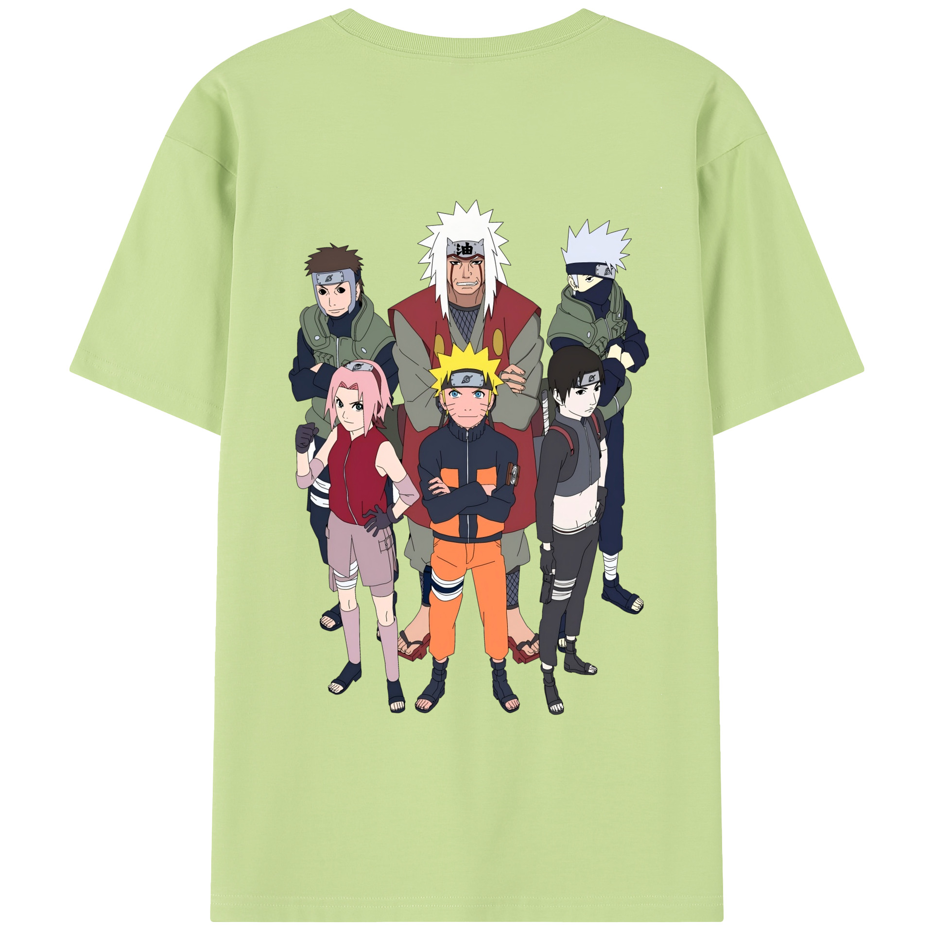 （画像用） NARUTO -ナルト- うずまき ナルト Uzumaki Naruto 綿100％半袖Tシャツ（背面プリント）